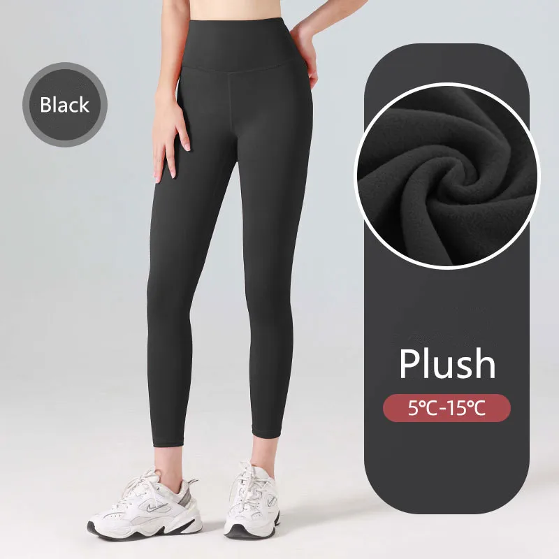 21 Colors Yoga Leggings Women Sports Plush Pants Tights Seamless Sport Female Gym Leggings Workout Fitness Pants Athletic Wear