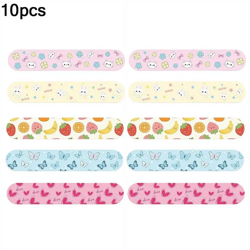 Memory Nose Shaping Patches 5 Assorted Patterns Pink Cat Yellow Bunny Fruit Medley Breathable Spunlace Fabric Bridge Lift Alar