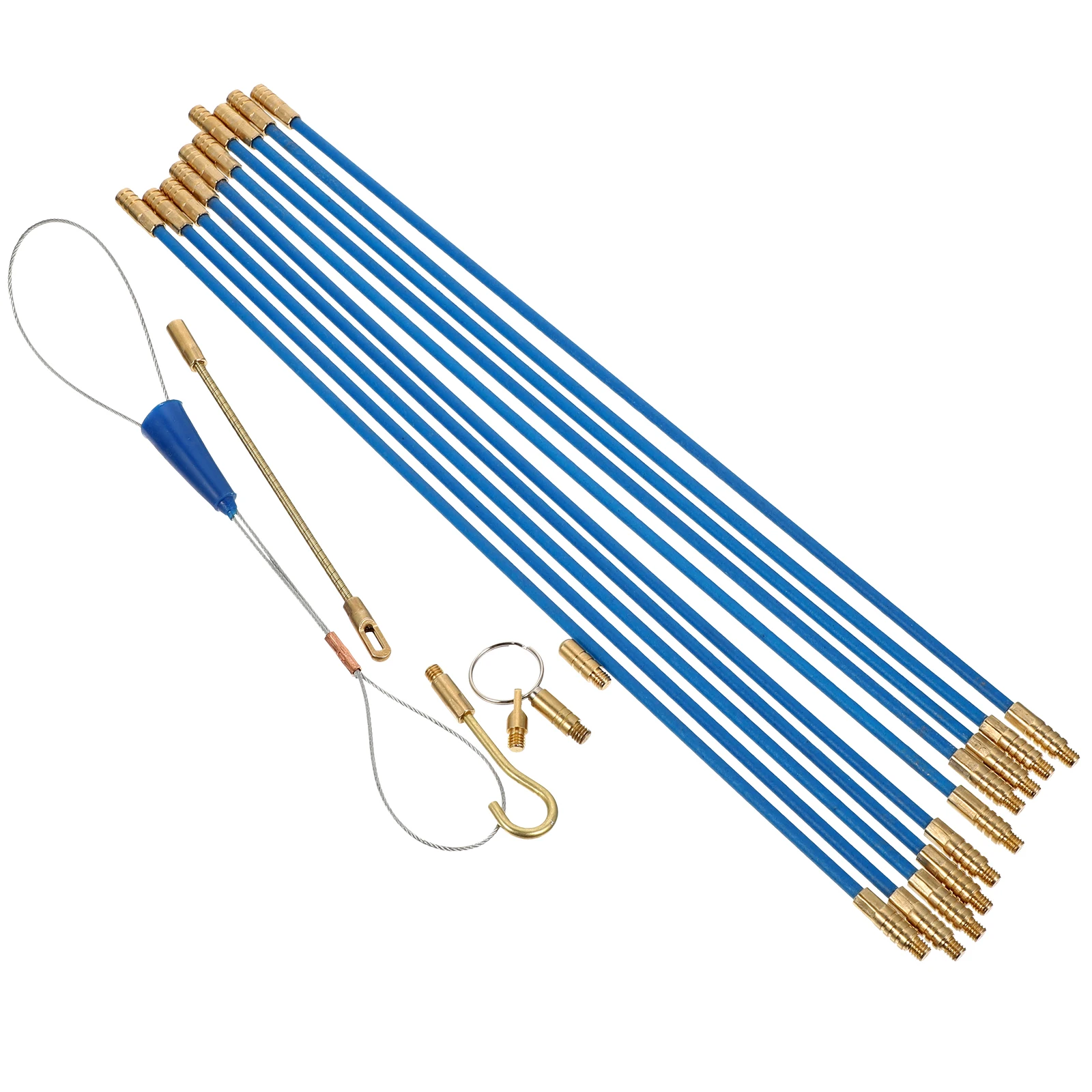 

Professional Wire Fishing Tools Set Cable Puller Rods for Electrical Wall Cables Flexible Durable Fiberglass Material