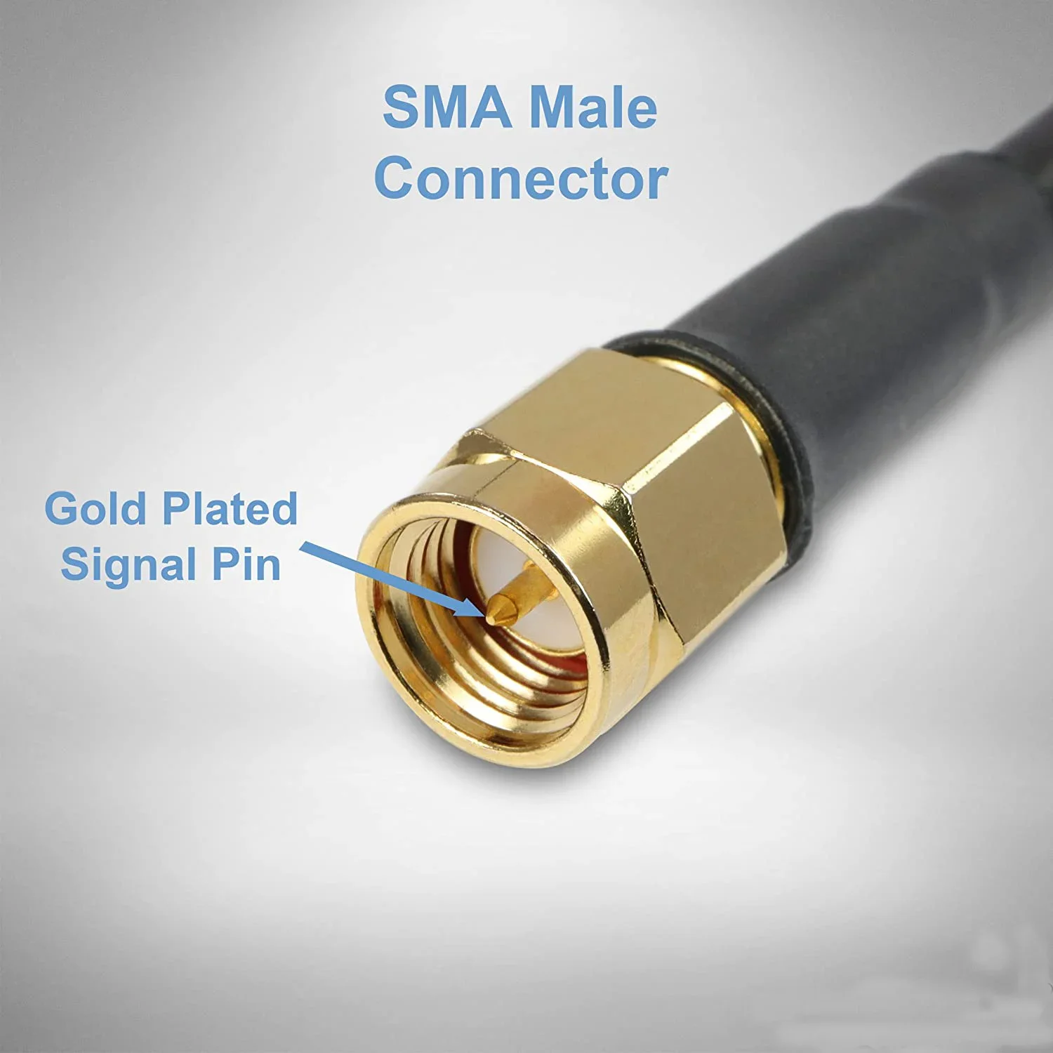 Matsutec 25 ft SMA samiec N kabel koncentryczny Premium serii 240 o niskich stratach dla 4G LTE, 5G modemów/routerów, szynki, ADS-B, GPS do anten