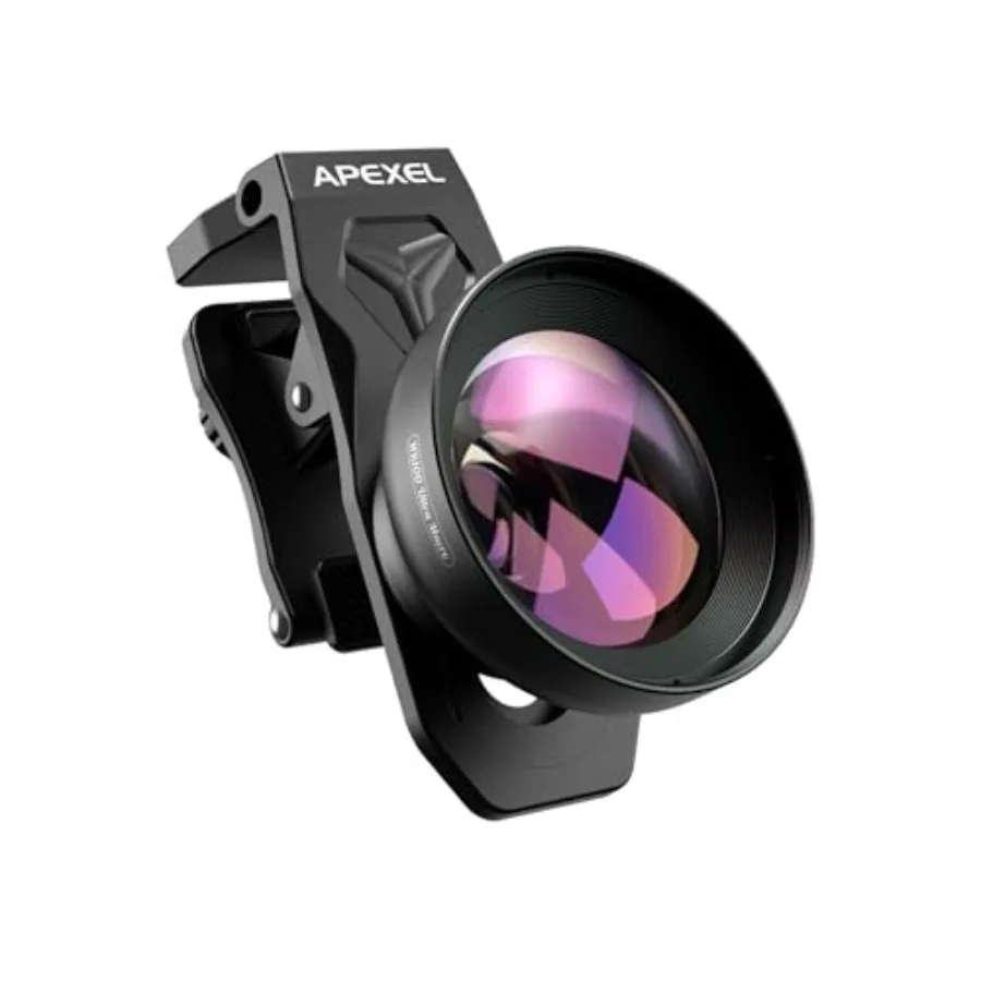 

Макрообъектив APEXEL 100Ultra (улучшенная версия) для смартфонов iPhone, профессиональная макрофотография цветов и насекомых
