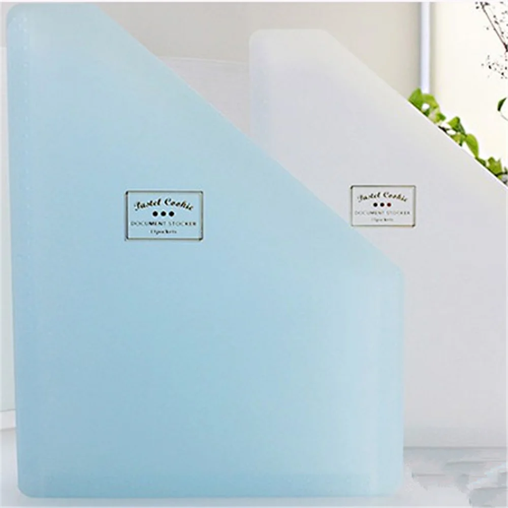 حامل باستيل كوكي توسيع المحفظة الطالب A4 أوراق مكتب التشطيب حقيبة مجلد #3