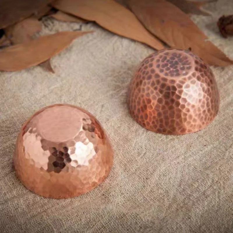 كوب صغير من النحاس النقي مصنوع يدويًا منقوش عليه كوب الفودكا مياه سميكة موسكو البغل 50 مللي كوب شاي مقهى السمور أدوات للشرب هدايا