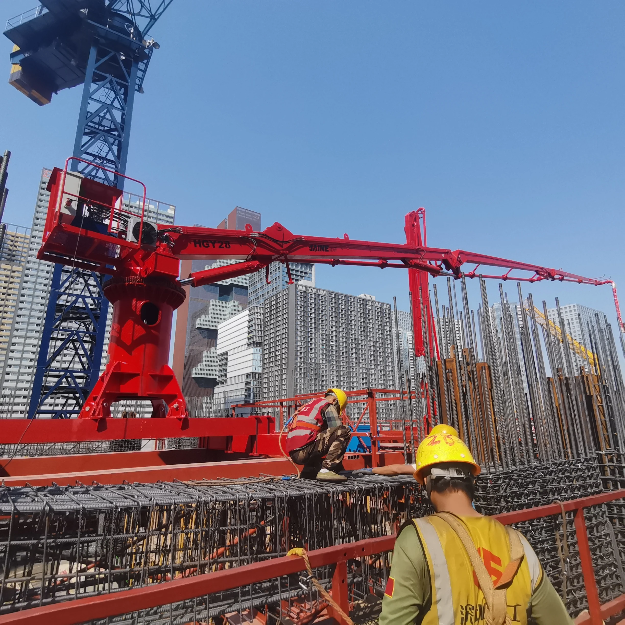 CE Approved Formwork Concrete Placing Boom,concrete Distributor With Compact Structure,concrete Machinery Supplier