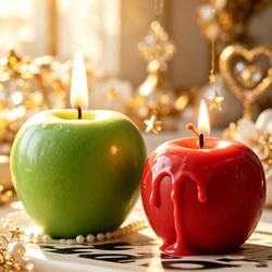 DIY apple silicone mold simulation apple-shaped scented candle plaster mousse cake baking mold