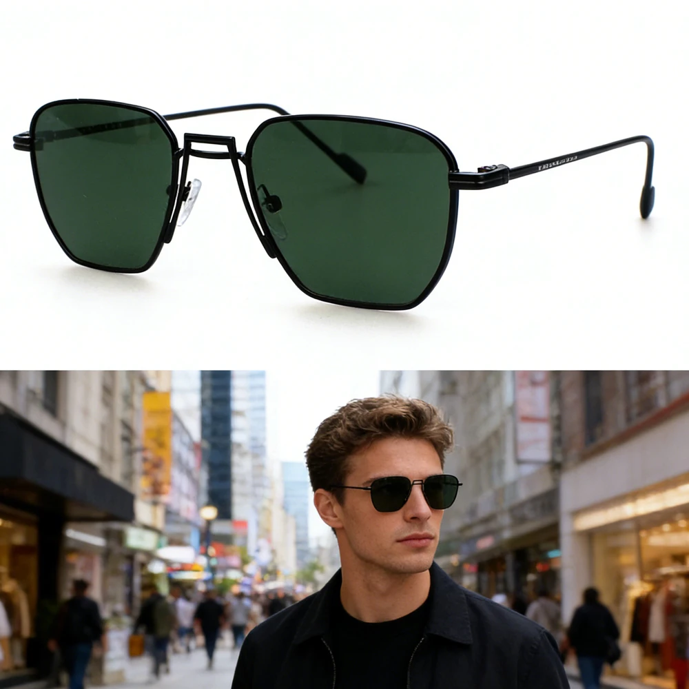 

Men's Anti - Glare Polarized Sunglasses for Driving and Fishing Sports Sunglasses Metal Frame Fashion 2025 Uv400