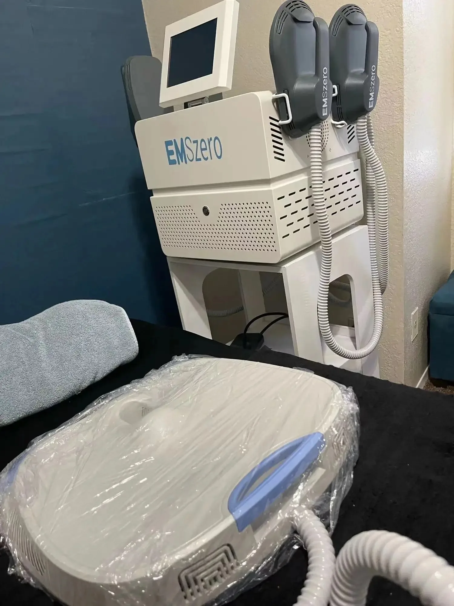 EMSzero 15 Tesla Muscle Stimulate Fat Removal Electromagnetic EMS Body Slimming Butt Build Sculpt Machine Weight Lose Salon