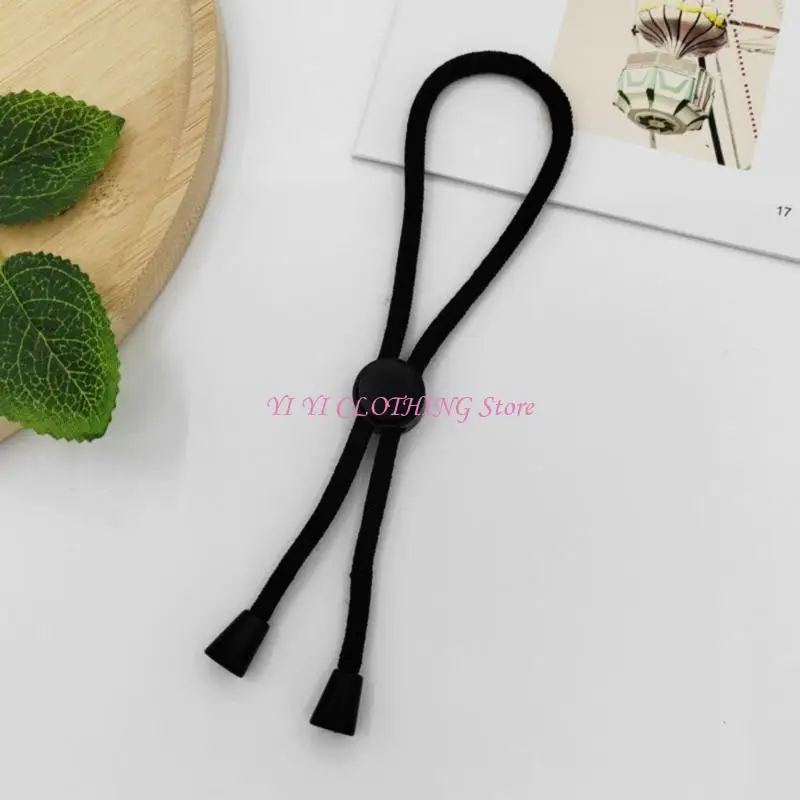 

N5KF 5Pcs Hair Ties Afro Puff Ponytail Tie Adjustable Length Hairband for Women