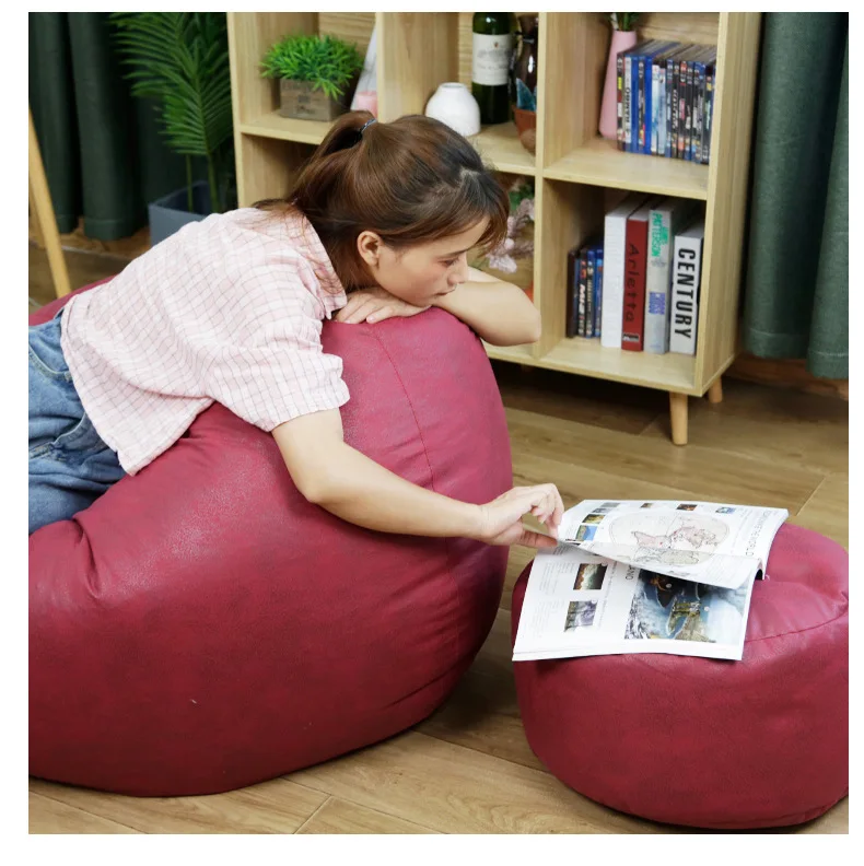 IStapromo الهدايا الصانع بالجملة رقيق لينة مقاوم للماء أريكة استرخاء حديقة أريكة بنمط حقيبة الفول متعدد الألوان الترفيه كيس القماش في الهواء الطلق #4