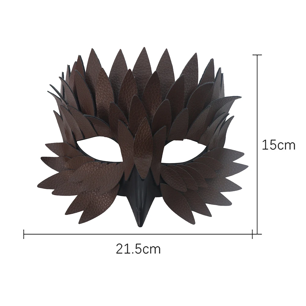 قناع منقار الطيور الممتع للحفلات التنكرية، قناع المهرجانات، قناع نصف وجه من الريش، قناع منقار الطيور، تصميم فضي لافتة للنظر #2