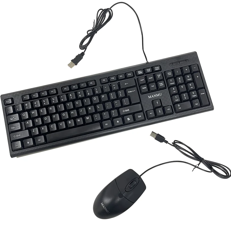 

MANMU Office Keyboard Mouse Combos Set USB-клавиатура для домашнего настольного компьютера