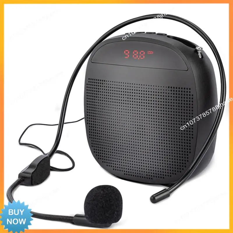 A10R Portable Voice Amplifier Wired Voice Amplifiers Speaker FM Radio Headworn Microphone Loudspeaker For Teachers