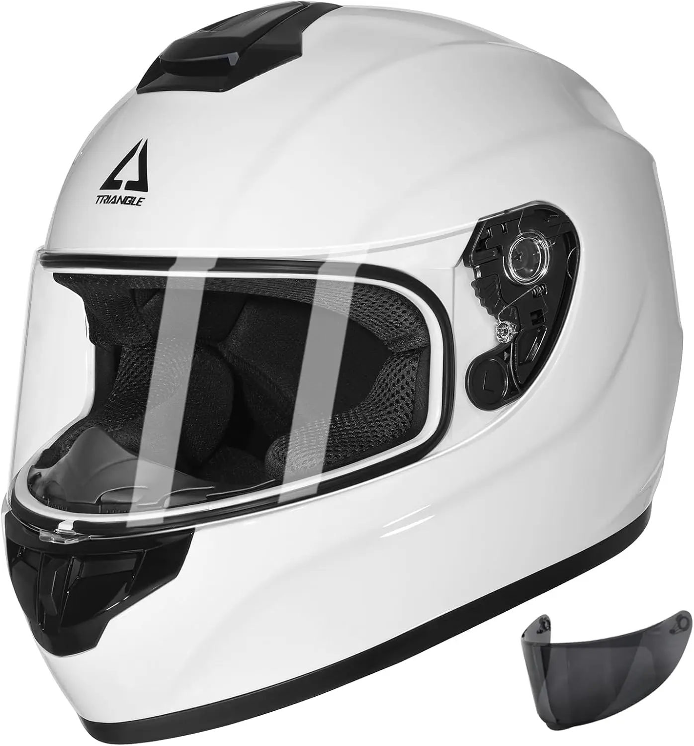 

Motorcycle Helmets Full Face Helmet for Adult Men Women with Tinted and Clear Visor DOT Approved