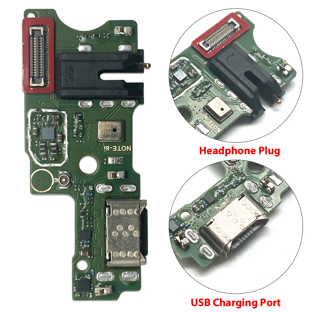 20Pcs, USB Charging Port Board Flex Cable Connector Parts For Infixin Note 8i 10 11 12 Pro 30 40 50X 5G Microphone Module