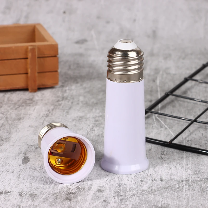 65/95/120mm E27(female Socket) To E27(male Plug) Extender Lamp Holder Base Bulb Extension Socket Adapter Lighting Accessories