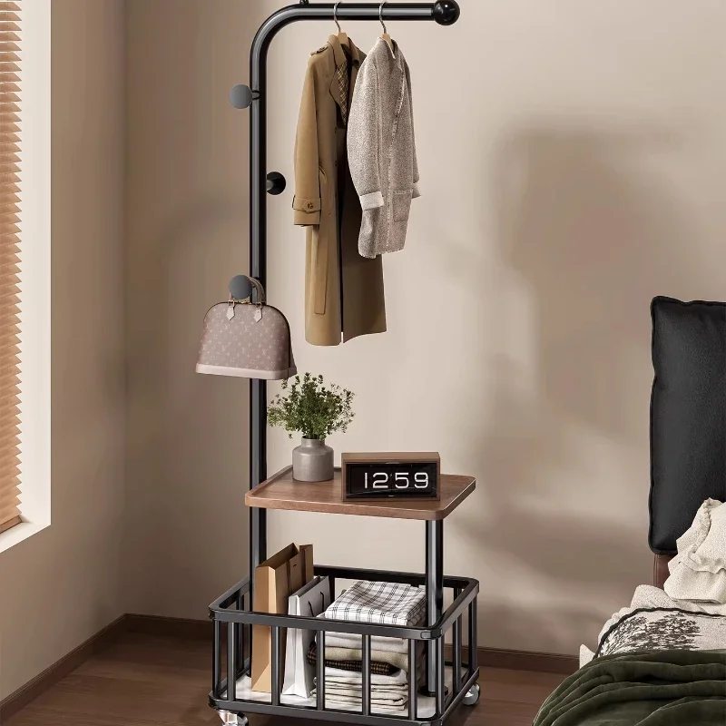 Metal Compact Hanger Clothes Rack Bedroom Interior Vintage Drying Clothes Rack Living Room Design Perchero Ropa Room Furniture