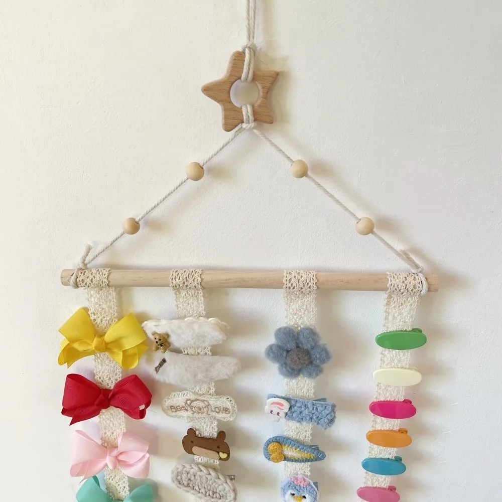 

Wall Mounted Hair Clip Display Rack Multi-Functional Compact Hair Accessory Organizer Lace Jewelry Display Rack Retail Display