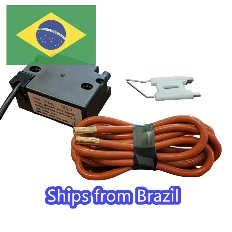 Ignition Transformer Cable, Galvanized Copper Wire, 10m, Plug In Brazil Promotion