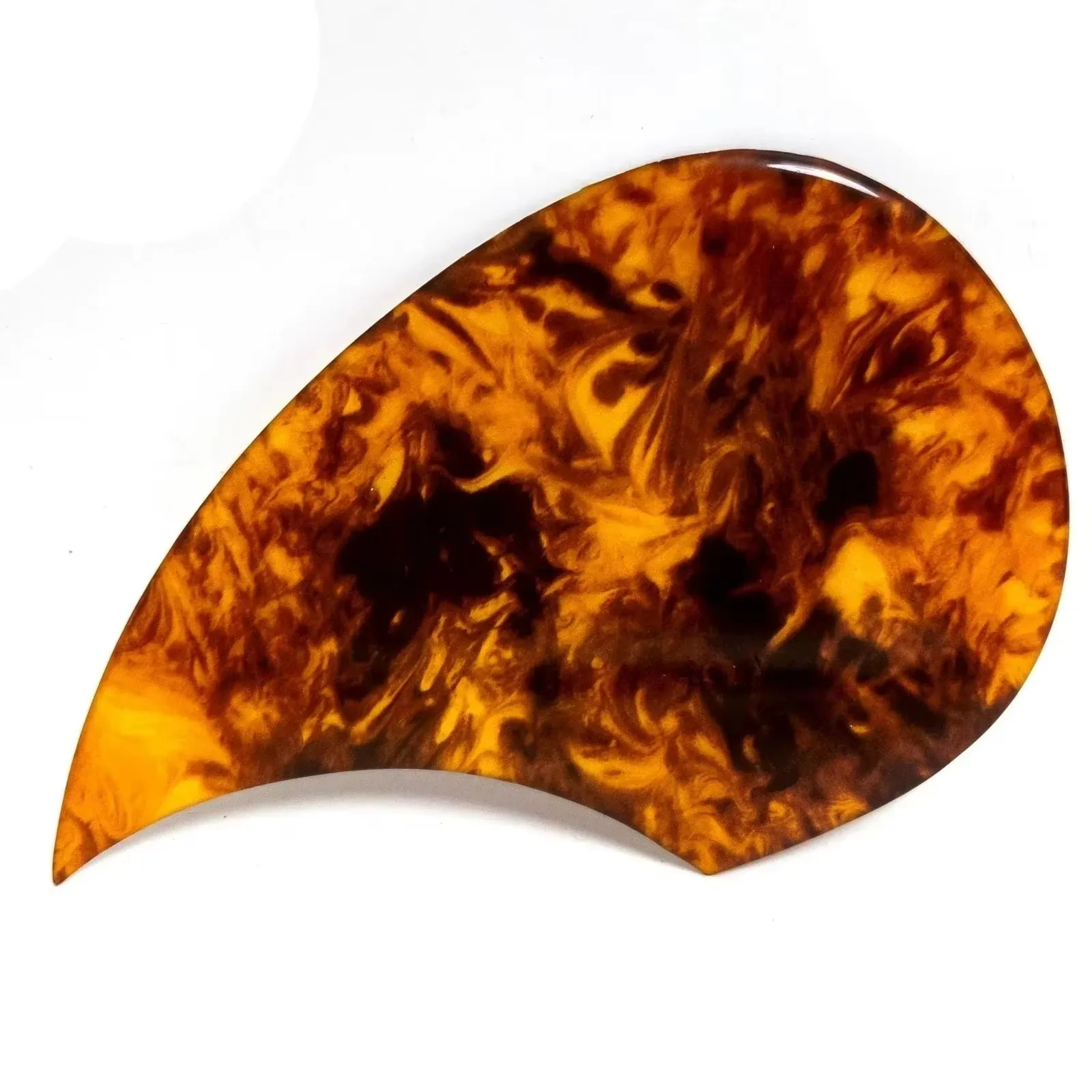 2mm OM Acoustic Guitar Pickguard Self-Adhesive Scratch Plate for 38-41 inch Guitar Replacement