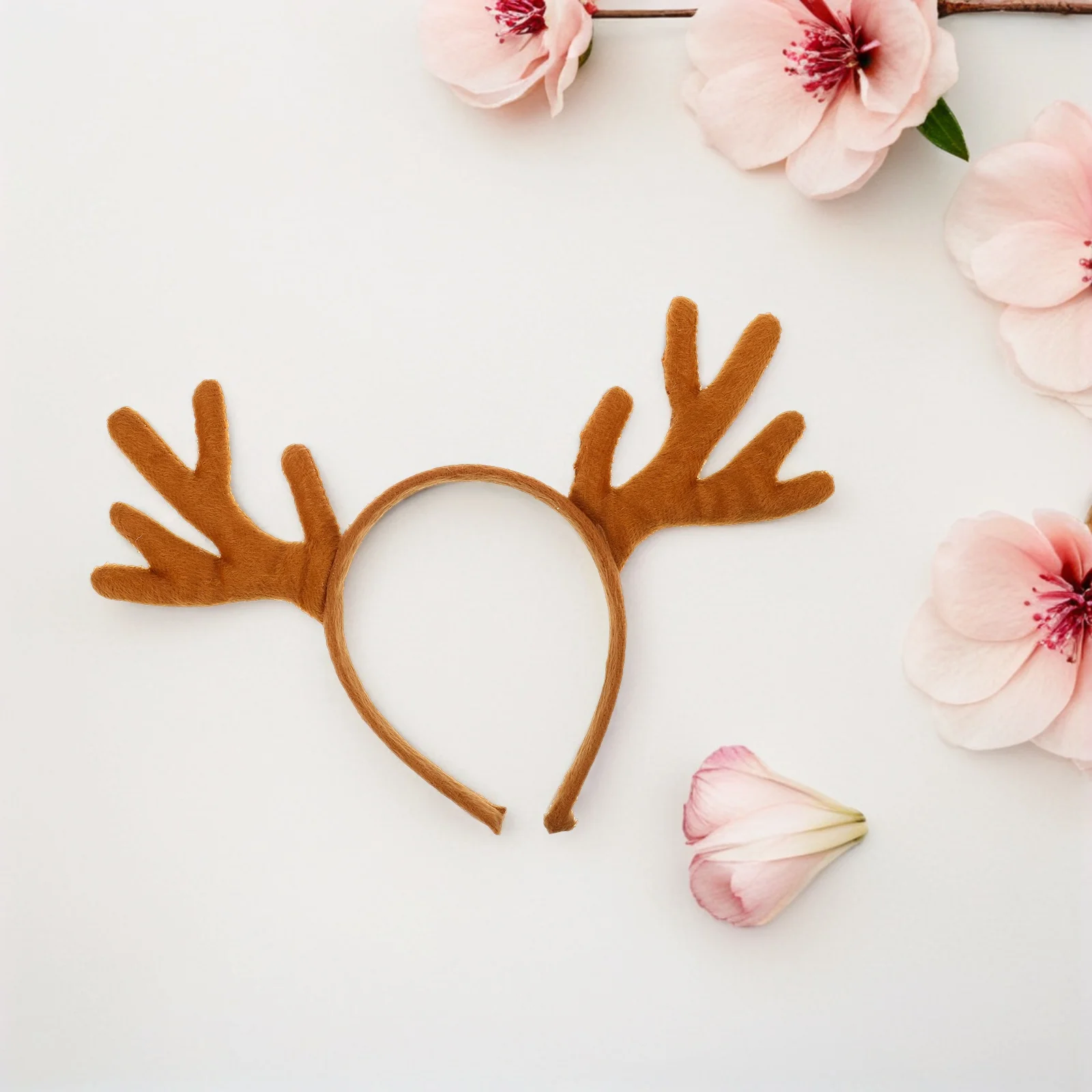 

2 Pcs Festive Animal Hairband Costume Headwear Deer Antlers Headband Cute Party Adult Girls Reindeer Realistic Accessories