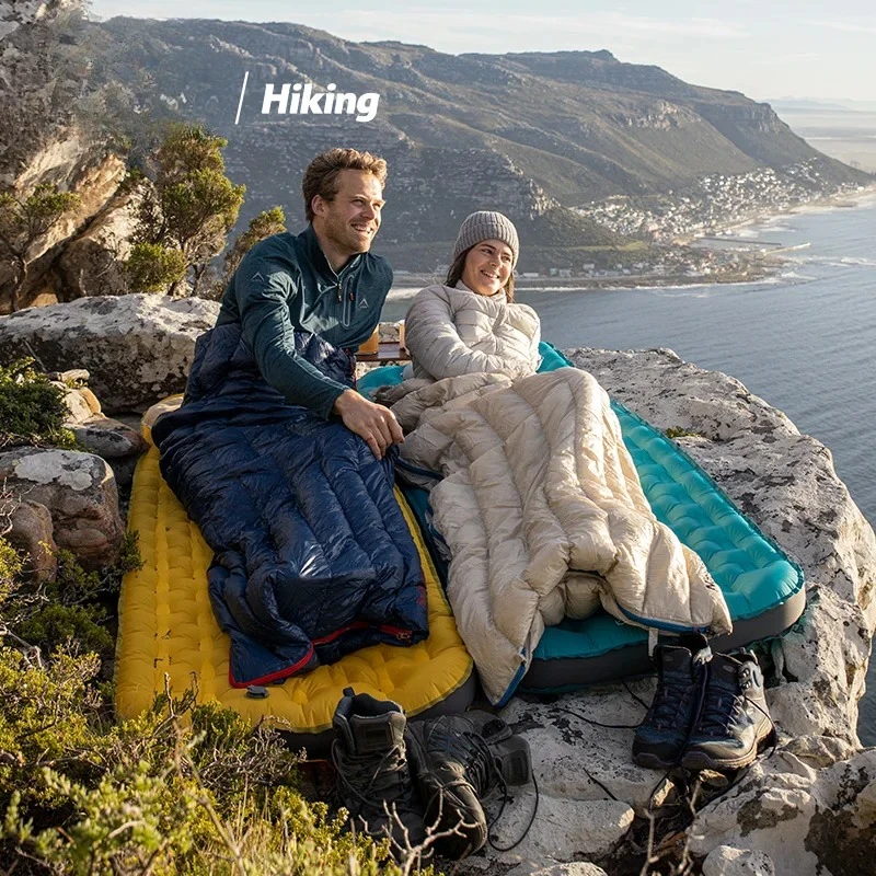 Sleeping Bag 650FP 85% Winter Hiking Sleeping Bag Outdoor Camping Tourism Envelope Waterproof Ultralight