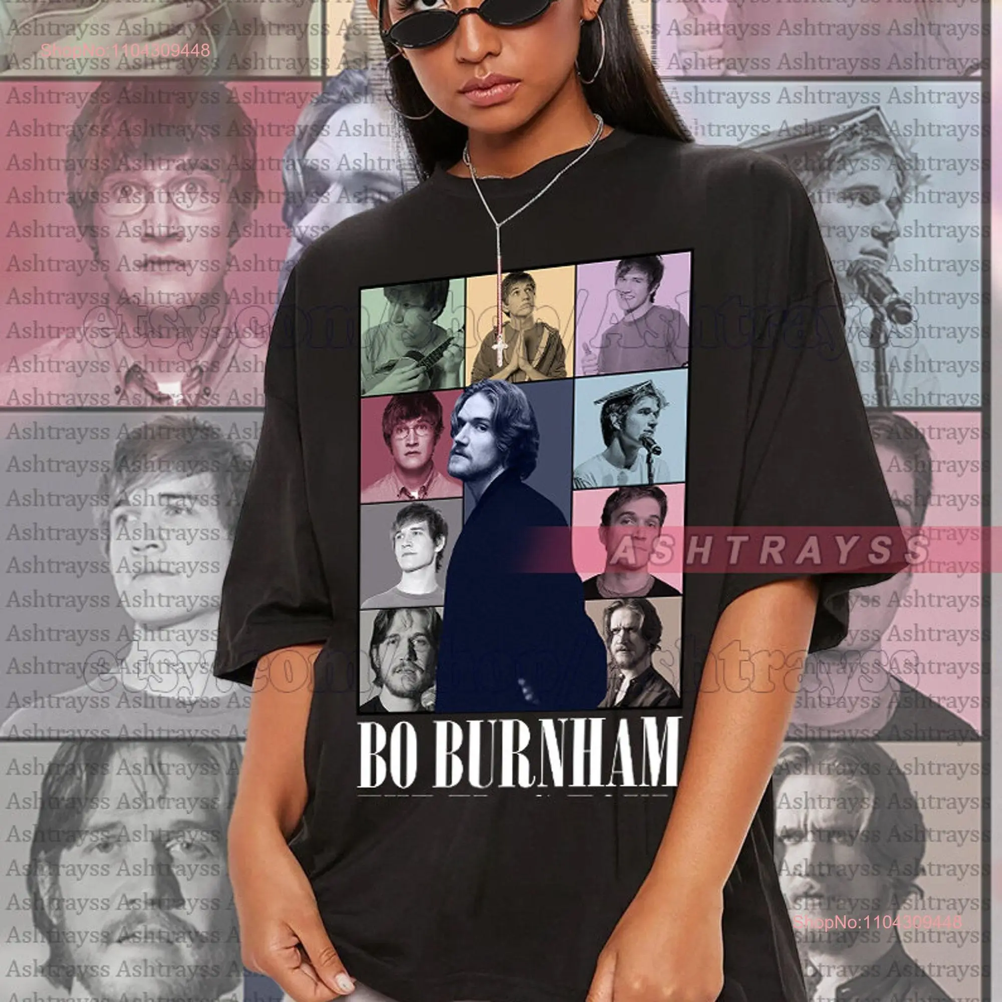 Bo Burnham the Eras Tour Edition T Shirt long or short sleeves