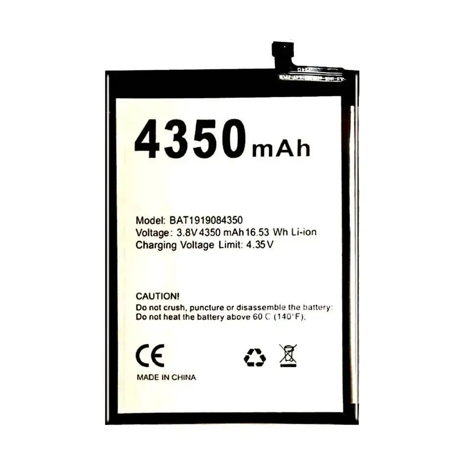 BAT1919084350 لبطارية الهاتف المحمول Doogee N20 عالية الكفاءة 4350Mah طويلة الأمد #2