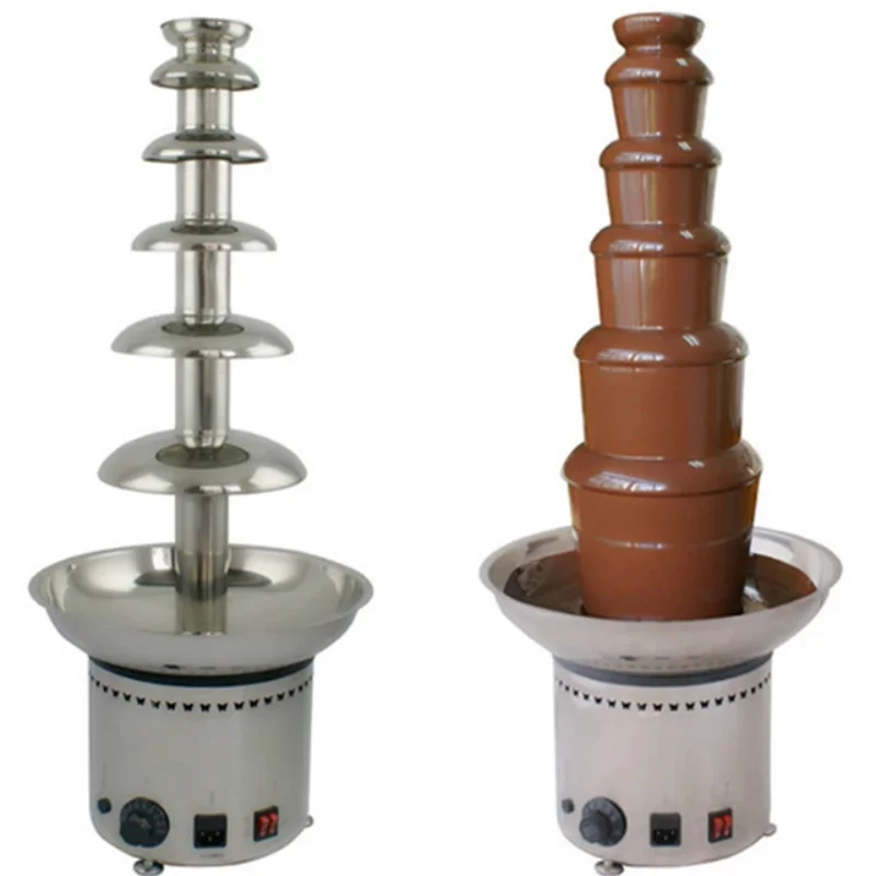 

3-7 layers chocolate waterfall fountain machine chocolate fondue machine