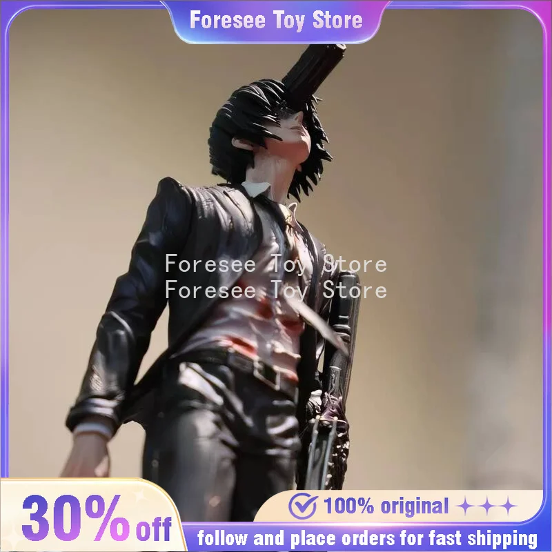

New Chainsaw Man Gun Devil Devil Hunter Anime Cartoon Figure Toys Desktop Decoration Ornament Collection Best Gift for Childrens