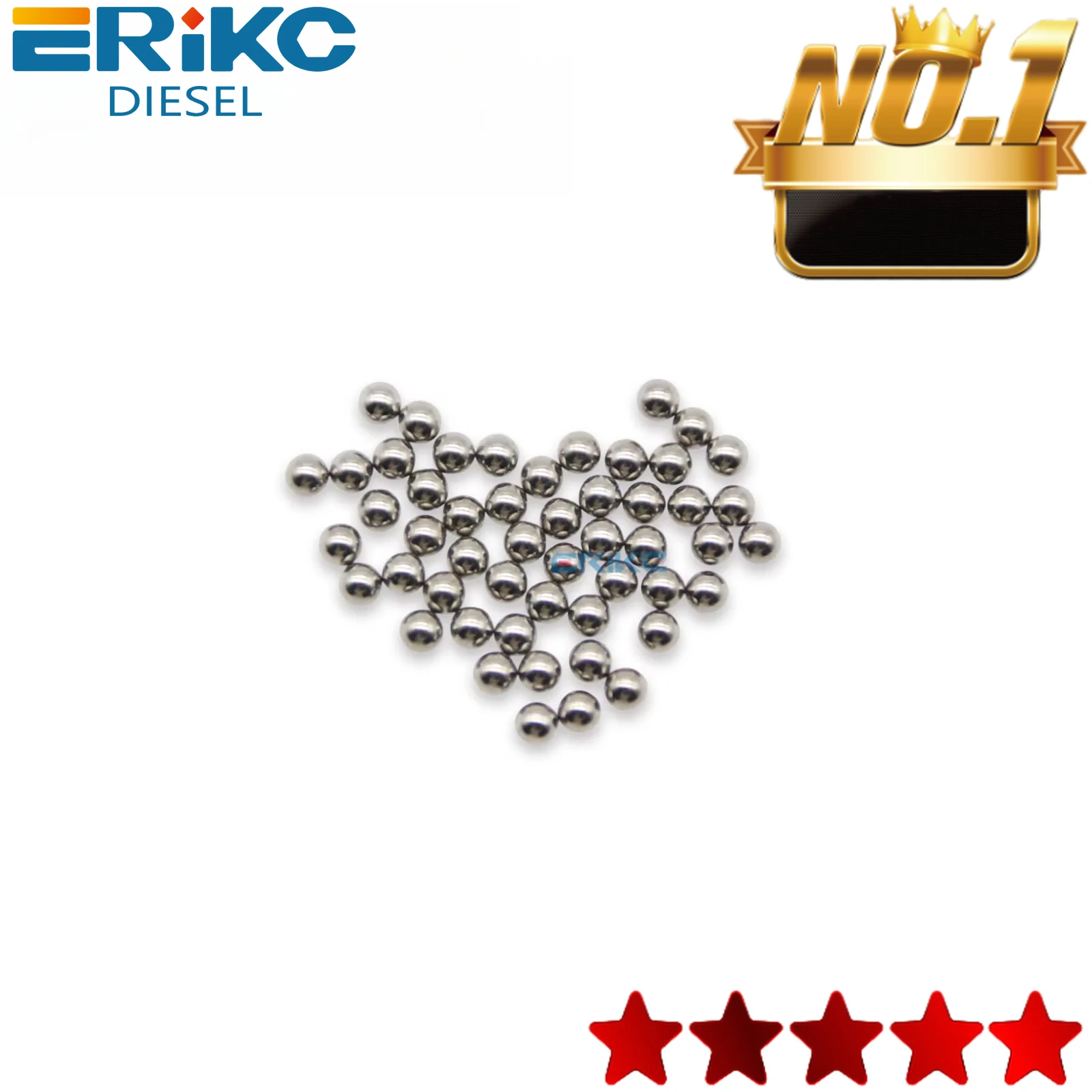 

ERIKC F00V C05 009 CRl Injector Ceramic Balls 1.50mm F00VC05006 Repair Kits F 00V C05 009 for 0445110# Contain 50 pieces/bag