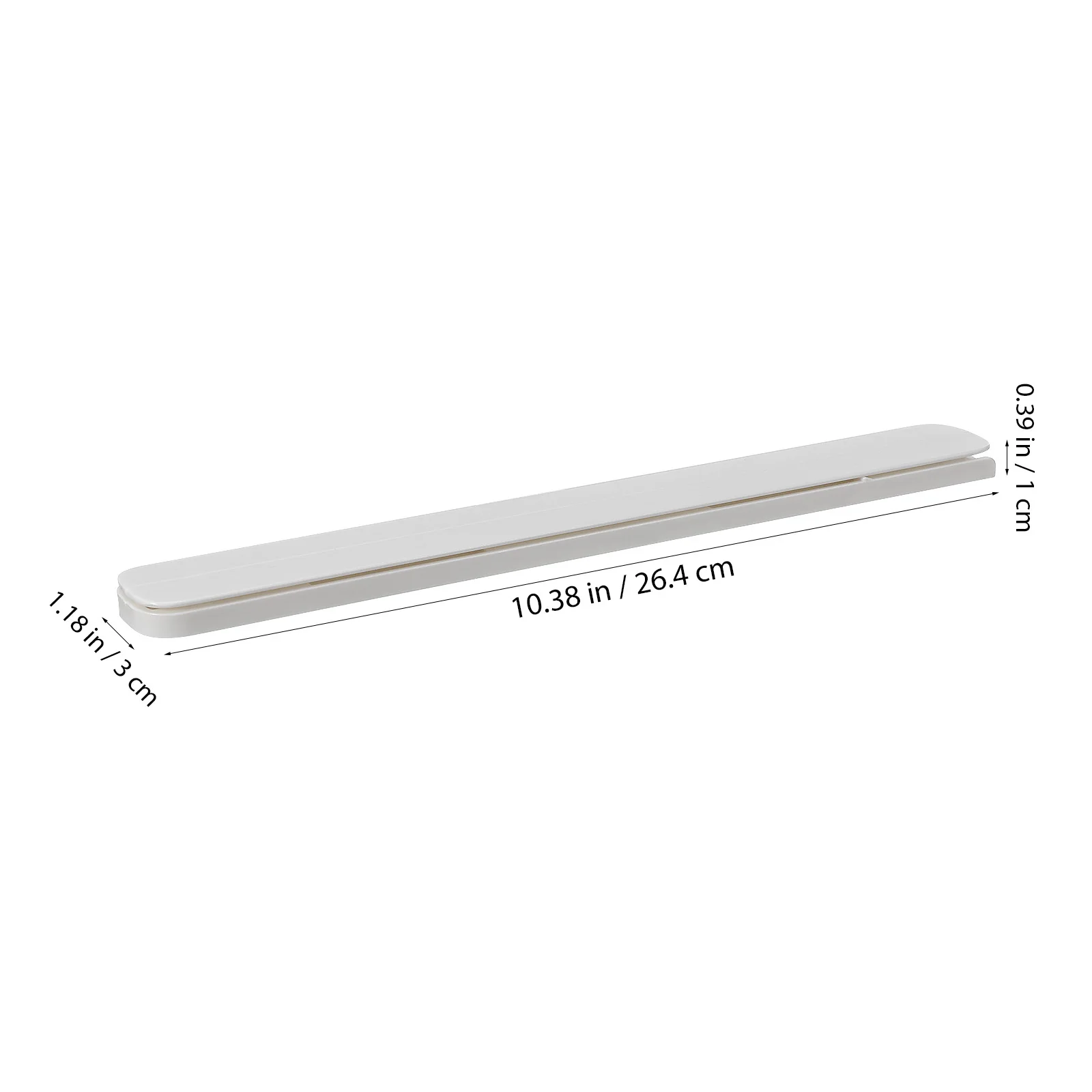 1Set Durable Drawer Slide Rail Treated Craftsmanship Quick Assembly Closet Furniture Guide Self-Adhesive Drawer Slide