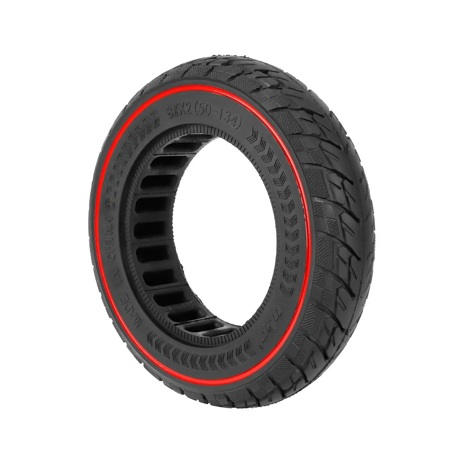 8.5*2(50-134) explosion-proof non-inflatable solid tire with red line for VSETT 9&9 + / ZERO 9 / Inokim Light 2 electric scooter