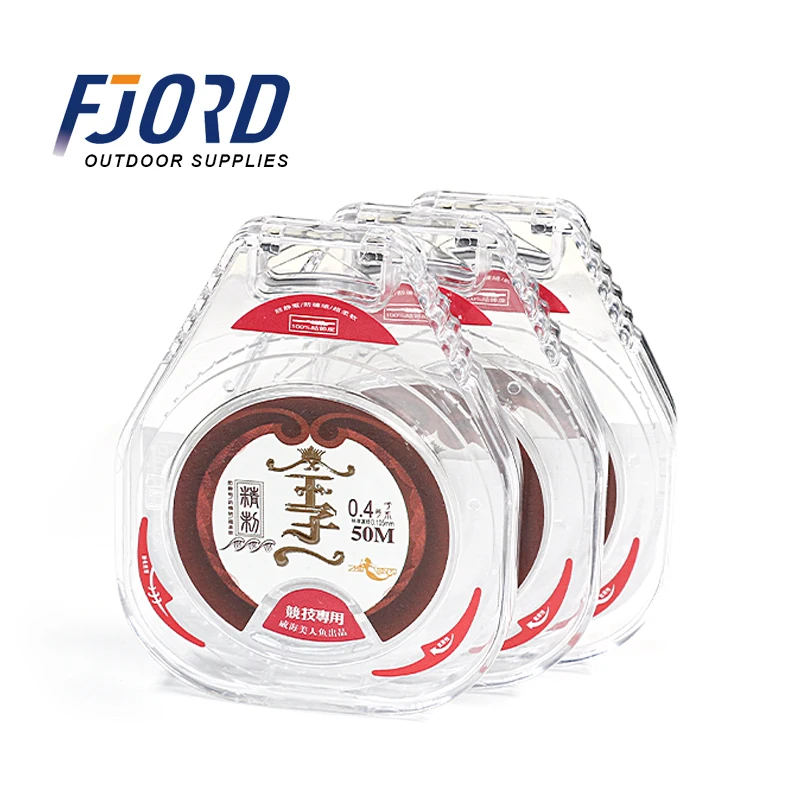 FJORD Extra Strong Fishing Line Invisible Fluorocarbon Nylon Fishing Wire Monofilament Line Thread Sea Fishing Supplies Items