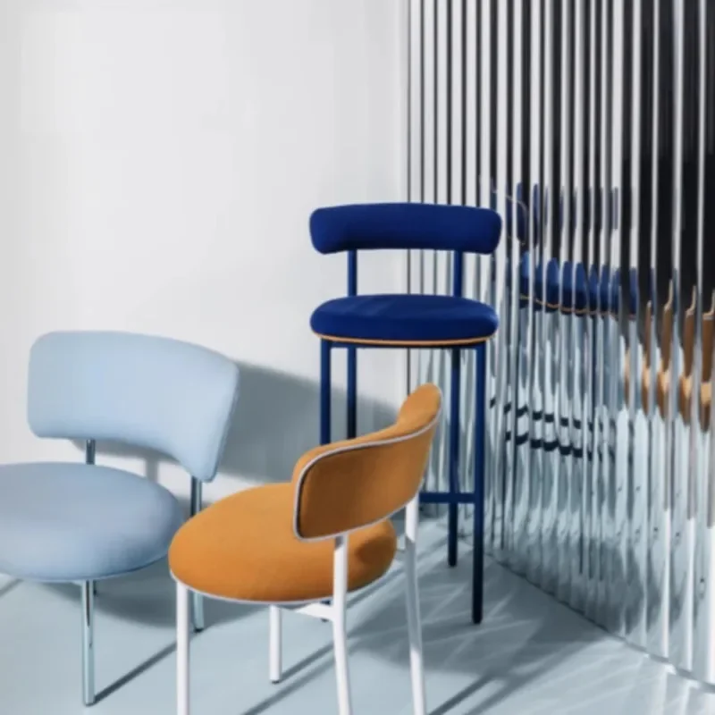 Light luxury, dining chair, cream style Internet celebrity chair, modern simplicity, dressing stool