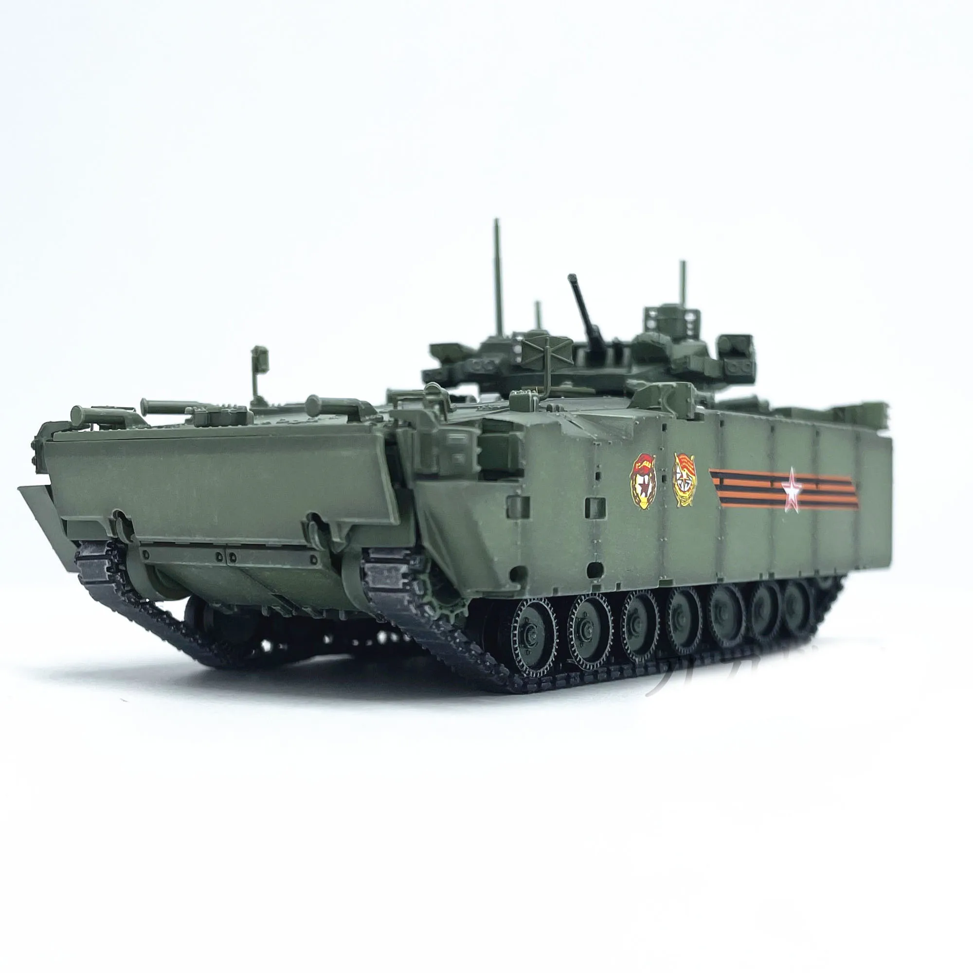 

1:72 Scale Russian Kurgan -25 IFV Turret Loaded with Tanks Army Green Infantry Fighting Vehicle Tracked Armored Vehicle Model