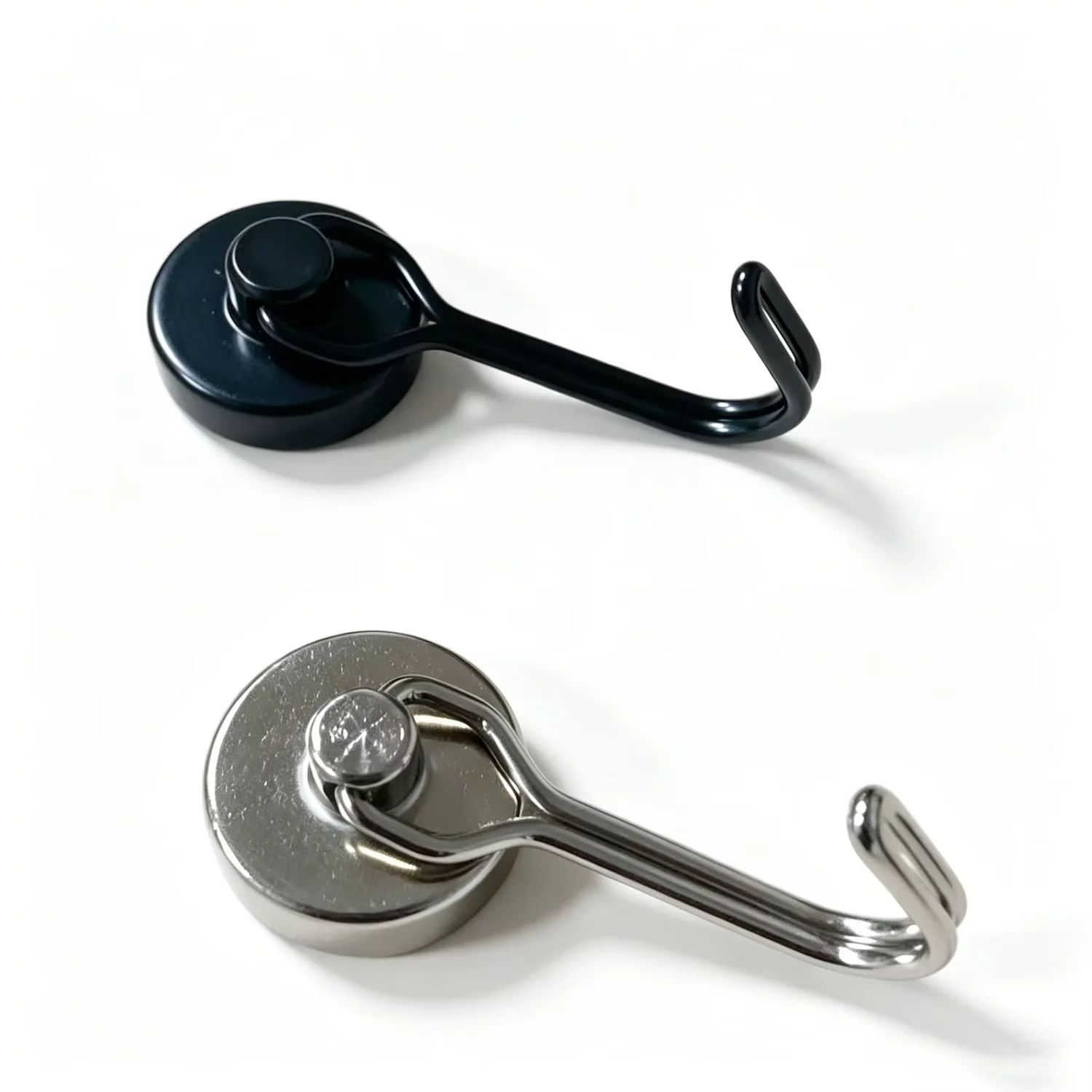 Multi-Purpose Heavy Duty Magnetic Hook Strong Neodymium Magnets Hooks Key Holder Hanger Home Organization And Storage For home