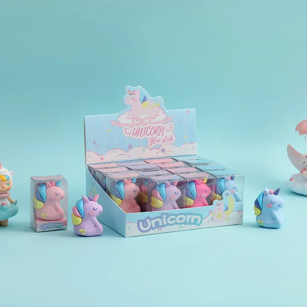 Rautan pensil bentuk kartun Unicorn anak-anak, rautan pensil pelajar, perlengkapan alat tulis sekolah Kawaii