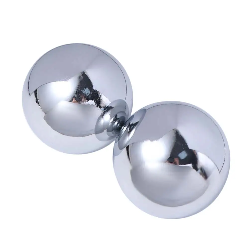 

Массажные шары для рук из цельного серебра с гальваническим покрытием, 53 мм, для расслабления, фитнеса и развития мышц, китайские оздоровительные шары