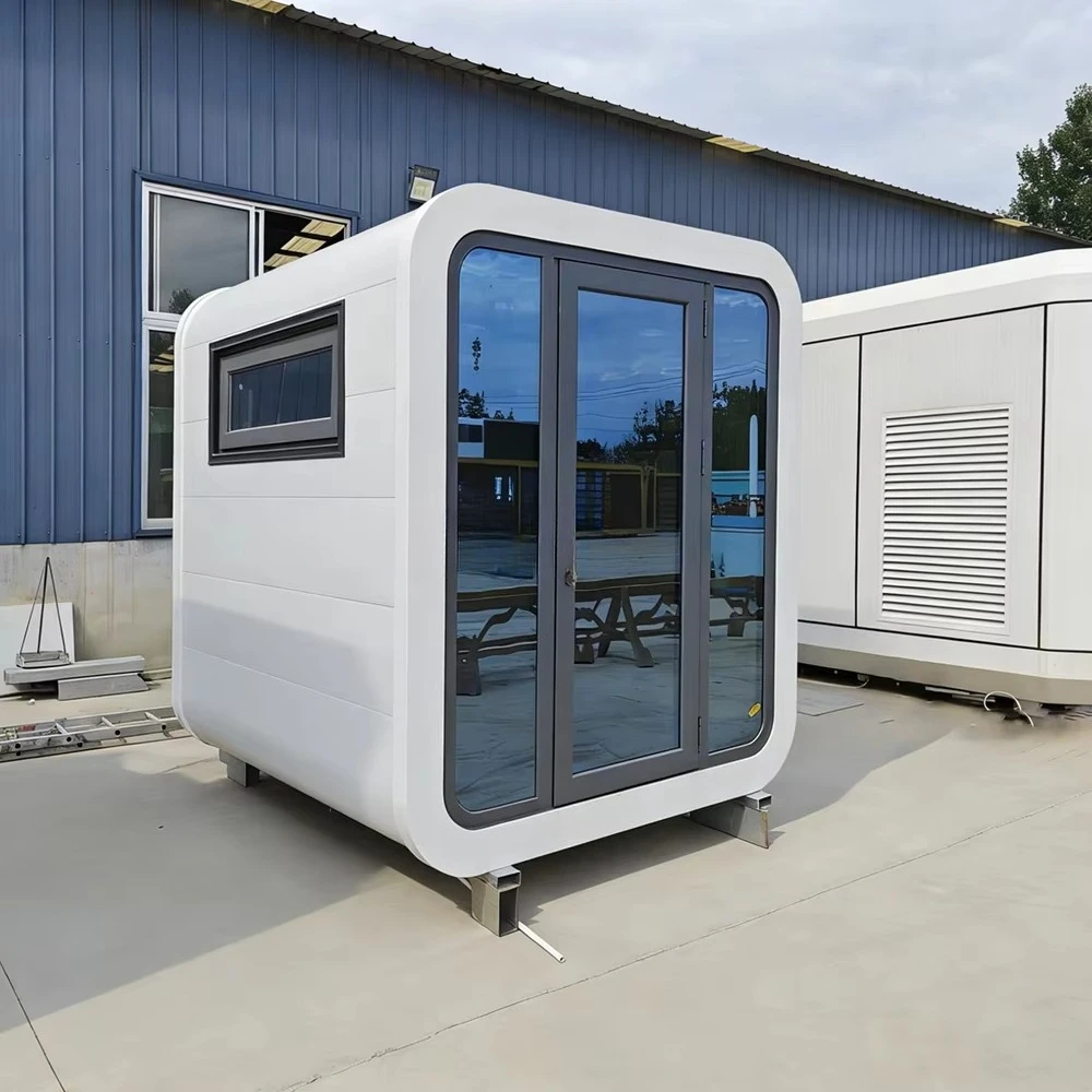 Luxury Detachable Apple Cabin Prefabricated Container House Modular Tiny Home for Outdoor Glamping Resort HomestayLiving
