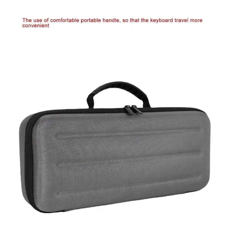 652F Portable Protections for 75% Gaming Keyboards, 84 Hard Shell EVA Travel Case, Includes Wrist Rest Compartment and Smooth 2