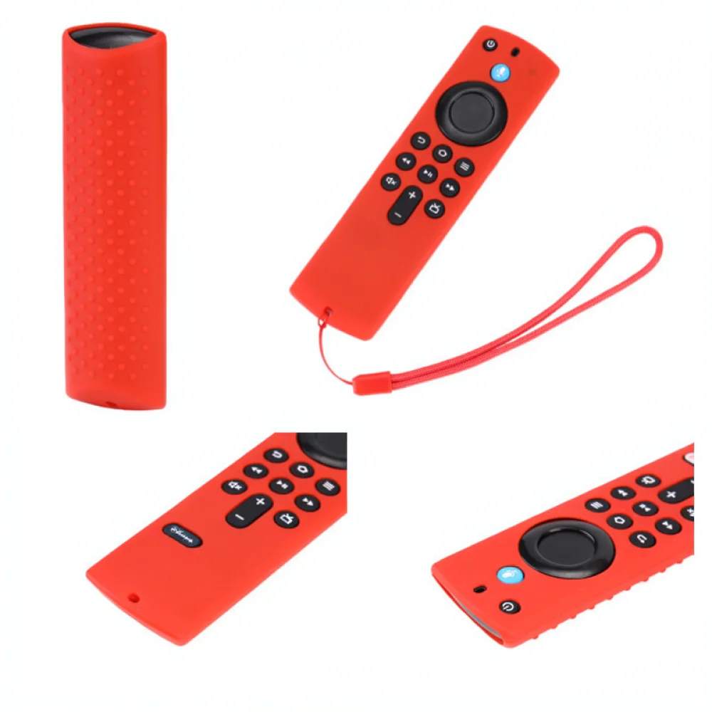 Anti Slip Silicone Protector For Amazon Alexa Voice Remote 3rd Gen Soft Skin Cover Shockproof Case Housing