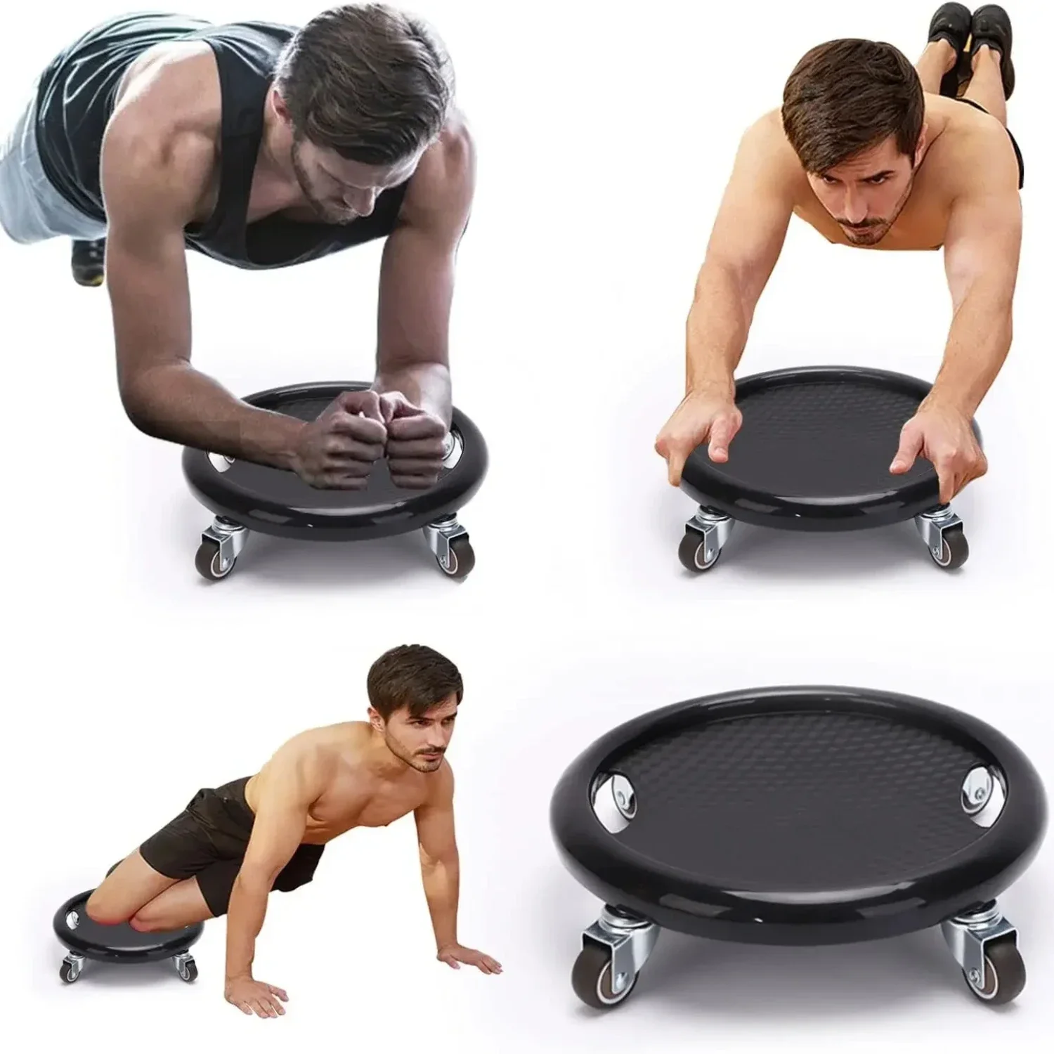 Multi-funcional abs placa universal quatro treinamento silencioso engrenagem deslizante rolo disco equipamentos esportivos de fitness esteira ajoelhada yoga