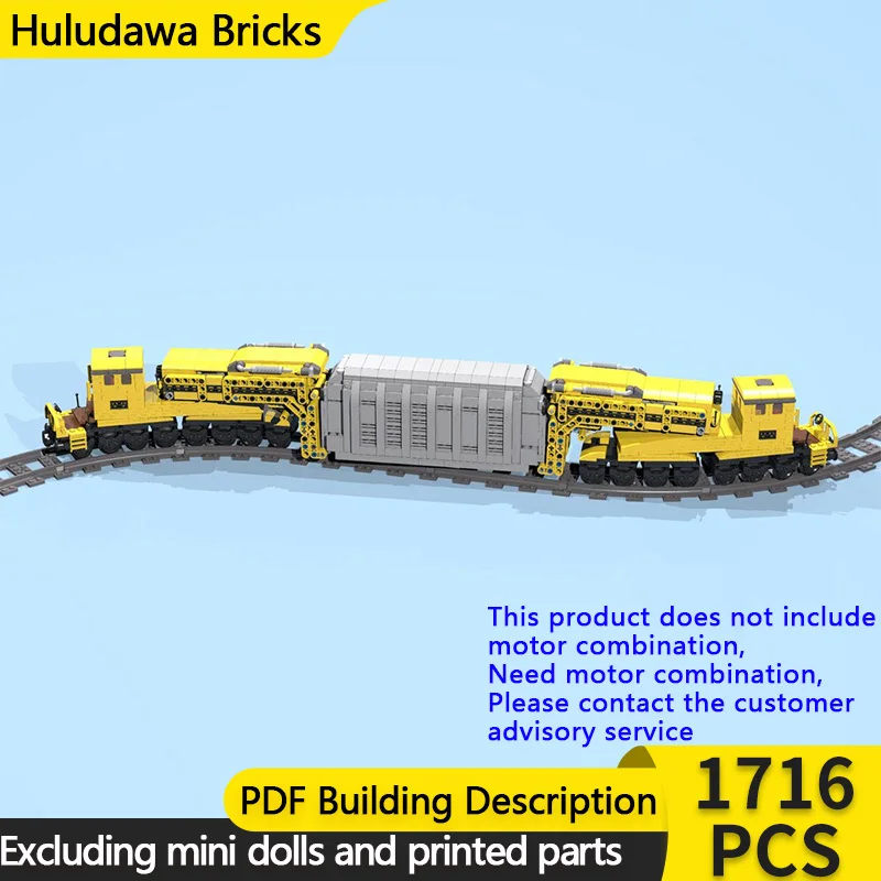 

City Car Model MOC Building Bricks Heavy Duty Gooseneck Wagons Modular Technology Children Holiday Gifts Assemble Toys Suit