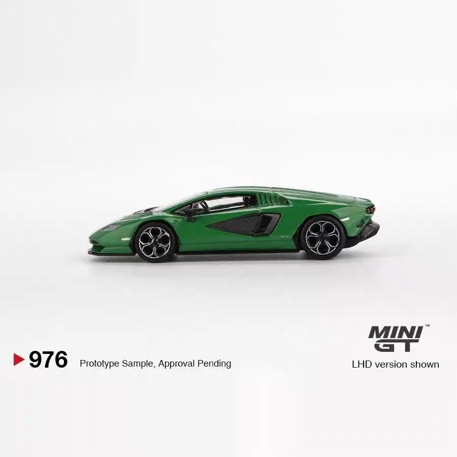 MINI GT 1:64 #976 Lamborghini Contas Countach LPI 800-4 Mazda RX-7 LB ADVAN painted, alloy car model