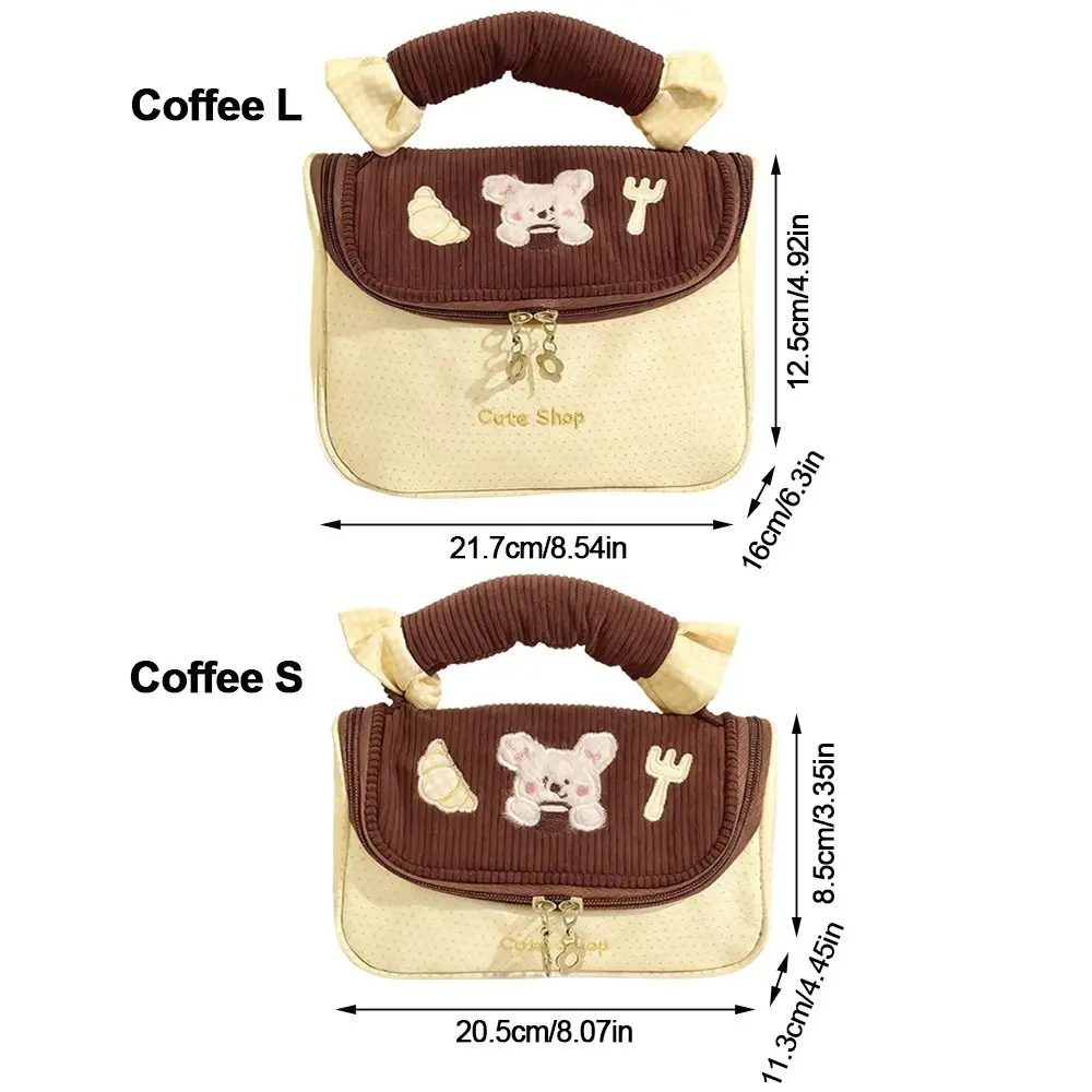 Portable Hanheld Makeup Bag Large Capacity Multi Functional Cosmetic Bag Toiletry Bag Home