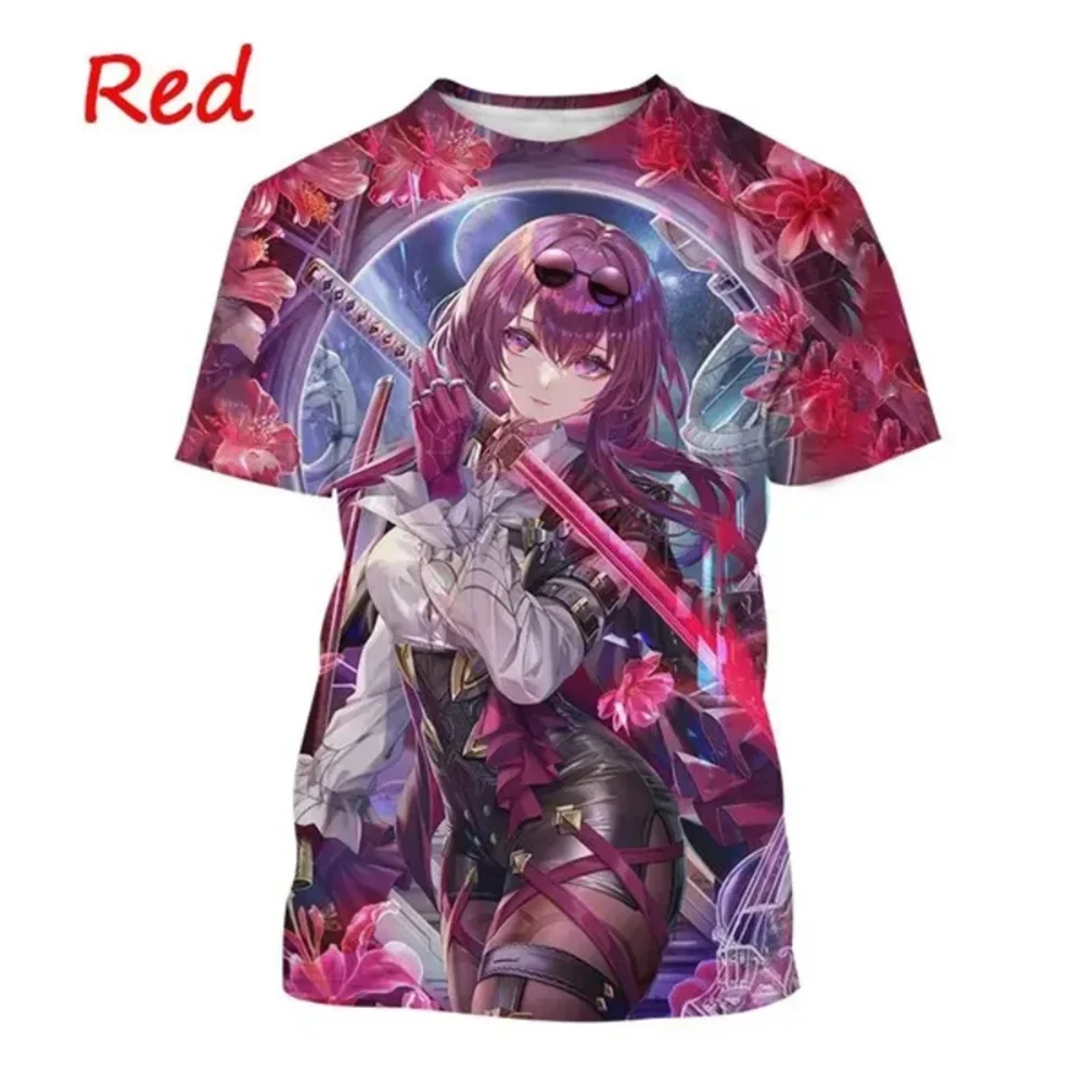 3D Fashion Men Clothing New Honkai: Star Rail Anime T-shirt Personality Cool Street Unisex Tops Tees Harajuku Oversized T Shirts