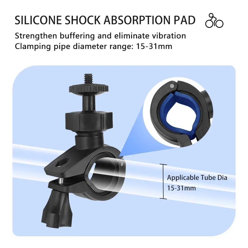 Für gopro 12/11/10/9 insta360 x 2 osmo action 4 go 3 Kamera Reit halterung Fahrrad griff halter Fahrrad lenker Motorrad clip