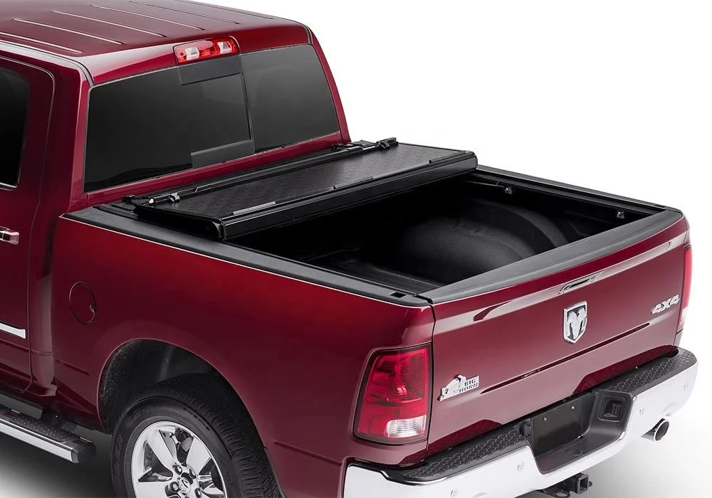 The Best Pickup Tri-fold Cover Trunk Top Hard Lid Truck Bed Protective Accessories Aluminum Alloy for Dodge Ram 1500 Frontier