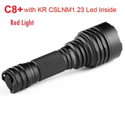 Convoy Flashlight C8 Plus KR CSLNM1.23 SST-20-DR Red Light Lanterna Led 18650 Torch Portable Latarka Hunting Camping Flash Lamp