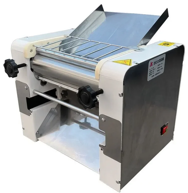 

Commercial Dough Roller Dough Pressing Machine Free Standing Dough Sheeter Electric Noodle Cutter Pasta Making Machine